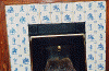 Delft tiled fireplace