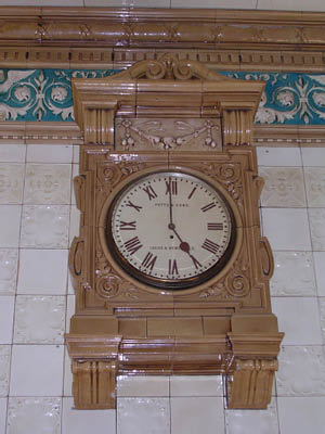 Royal York Hotel, tiles and Burmantofts faience