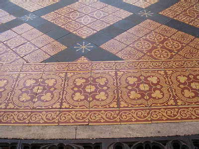 York Minster Chapter House, Minton encaustic tiles