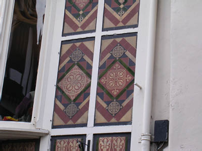 10 Stonegate, Maw & Co encaustic & geometric tiles
