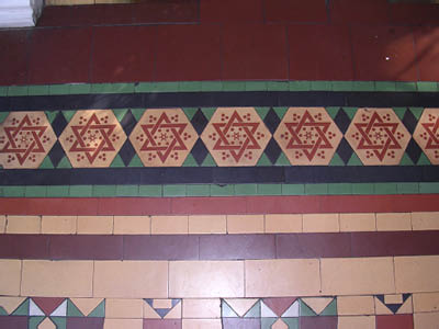 Bar Convent, Maw & Co mosaic & encaustic tiles