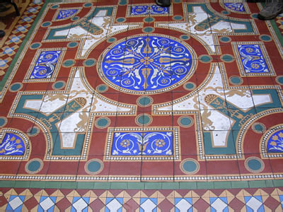 Bar Convent, Maw & Co mosaic & encaustic tiles