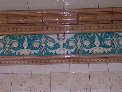 Royal York Hotel, tiles & Burfantofts faience