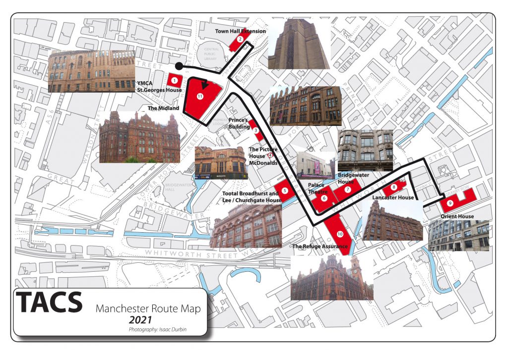 TACS Terracotta Manchester Route Map